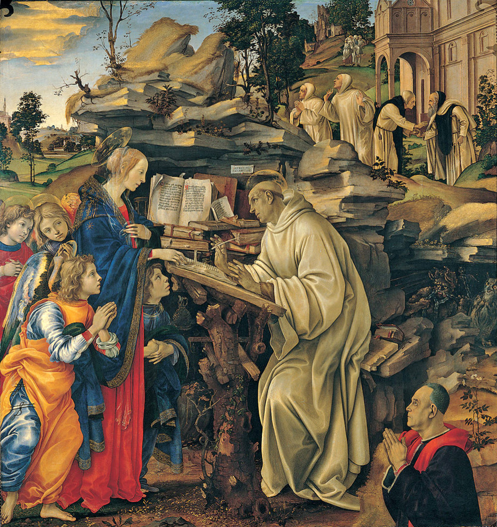 apparition of the virgin to saint bernard